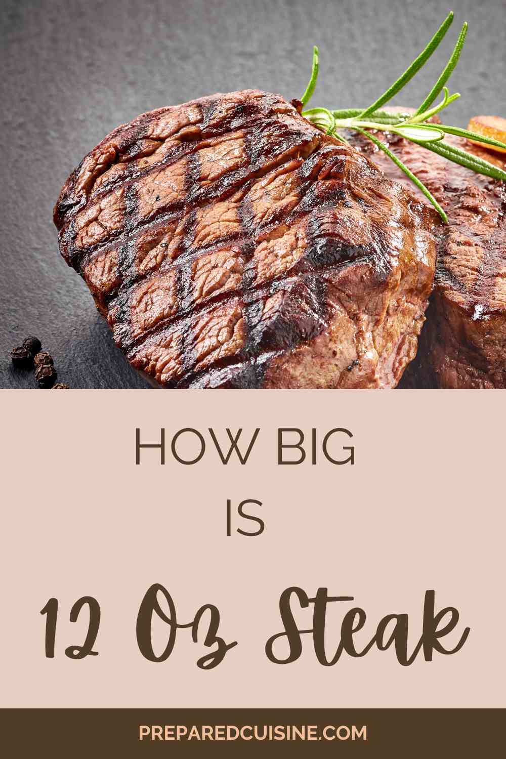 How Big and Thick Would a 12 Oz Steak